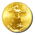 Obverse and reverse of of American Eagle gold bullion.