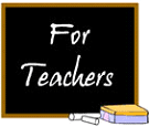 Image shows the words For Teachers, written on a blackboard.