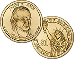Presidential $1 Coin: James K. Polk.