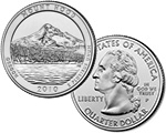 2010 Mount Hood Uncirculated Quarter