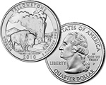 2010 Yellowstone Uncirculated Quarter