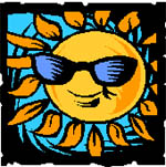 Cartoon depiction of Sun