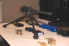 Photo of a firearm collected by ICE special agents