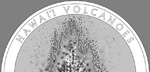 Drawing of the America the Beautiful quarter that features Hawaii Volcanoes National Park