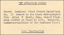 Detail of 1st page of translated Z Plan