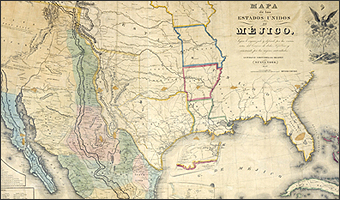 Disturnell map of U.S.-Mexico Border