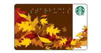 Fall Starbucks Card