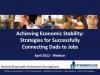 April 2012 Webinar Achieving Economic Stability: Strategies for Successfully Connecting Dads to Jobs