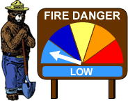 Fire danger - low