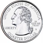 Twenty-Five-Cent Coin (Quarter) 50 State Quarter obverse