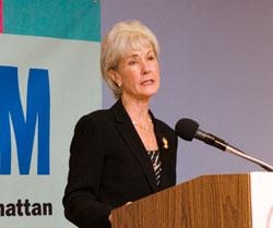 Photo of Kathleen Sebelius, Secretary, U.S. Department of Health and Human Services