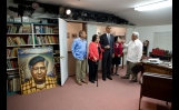 President Barack Obama Views The Office Of Cesar Chavez