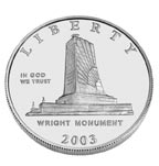 Clad First Flight Centennial Commemorative Coin Design