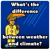 What's the difference between weather and climate?
