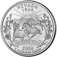 Reverse of the 2006 Nevada Quarter