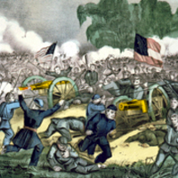 The Battle of Gettysburg, by Currier and Ives. (1863)