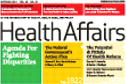 Health Affairs article on the HHS Disparities Reduction Planl
