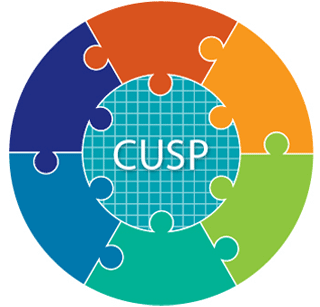 CUSP logo with puzzle pieces