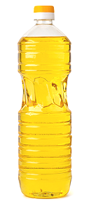 bottle of vegetable oil