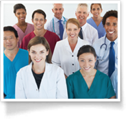 This is an image of doctors and nurses