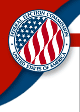 Federal Election Commission, United States of America (logo). Link to FEC Home Page