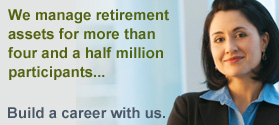 FRTIB: We manage retirement assets for more than three and a hallf million participants... Build a career with us.