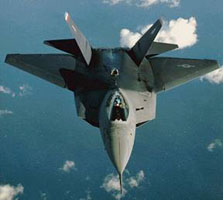 F-22 airplane