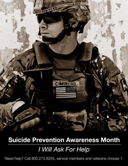 Suicide Prevention Awareness Month Image – I Will Ask for Help