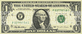 $1 Federal Reserve Note - face