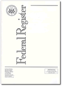 Federal Register Cover