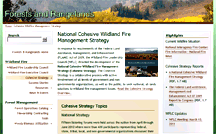 Forest and Rangelands  website.  Link to Cohesive Strategy