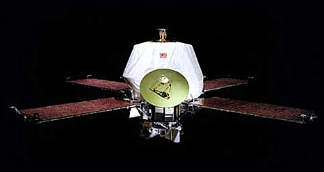 Artist's concept of Mariner 9, the first probe to orbit Mars