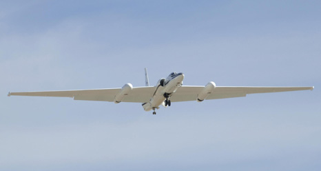 NASA Airborne Science ER-2 aircraft is carrying the TWiLiTE and NAST-I sensors on engineering and science flights.