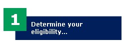 1: Determine your eligibility...
