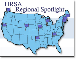 Map of HRSA Regional Offices