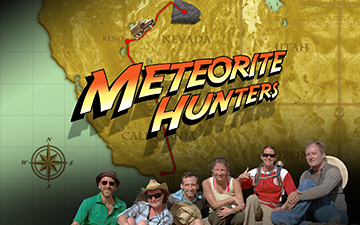 JPL's Battle Mountain meteorite hunters. Credit: NASA