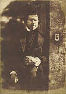 image: David Octavius Hill and Robert Adamson. David Octavius Hill at the gate of Rock House, Edinburgh, 1843-47