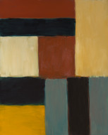 Image: Sean Scully (artist) American, born Ireland, 1945 ONEONEZERONINE RED, 2009 oil on linen overall: 228.6 x 182.88 cm (90 x 72 in.) Gift of Alan and Ellen Meckler 2009.125.1 