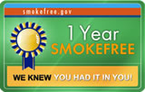 1 Year Smokefree