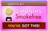 3 Months Smokefree