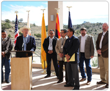 Photo of Secretary of the Interior Ken Salazar at Navajo-Gallup Water Supply Project Event