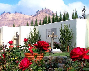 Cesar E. Chavez’ grave site and Memorial Garden at the National Chavez Center, location of the the Chavez National Monument. (Photo courtesy of the National Chavez Center)