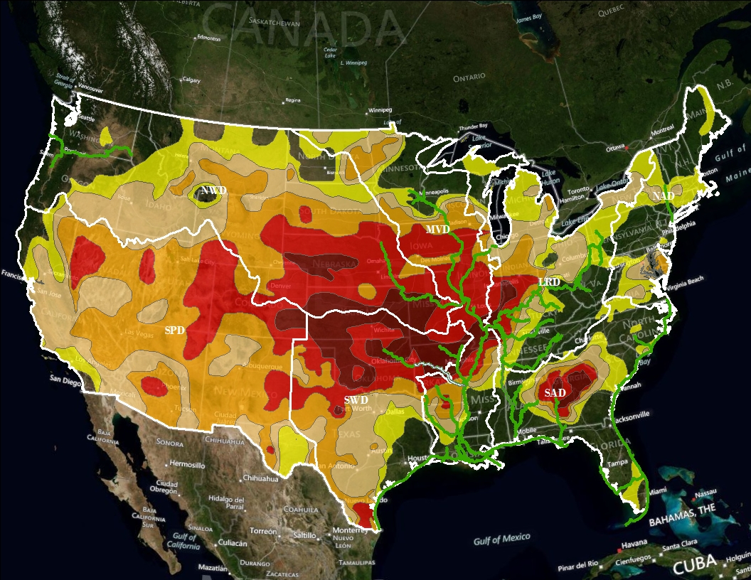 Graphic of US 2012 Drought