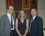 A photo of Lupus conference organizers Dr. Howard Young, Dr. Silvia Bolland, and Dr. Juan Rivera.