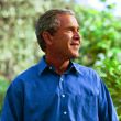 President George W. Bush visits the Santa Monica Mountains National Recreation Area, August 15, 2003, in Thousand Oaks, California.