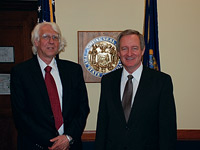 March 17, 2012 - Senator Crapo meets with Author Daniel Kemmis.