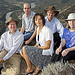 From left, Los Alamos scientists Joel Berendzen, Ben McMahon, Mira Dimitrijevic, Nick Hengartner and Judith Cohn