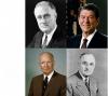 Presidents FDR, Reagan, Truman, Eisenhower