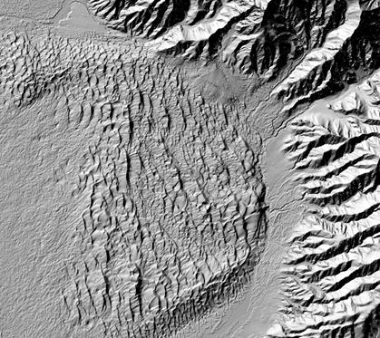 NED image of San Luis Valley, Colorado