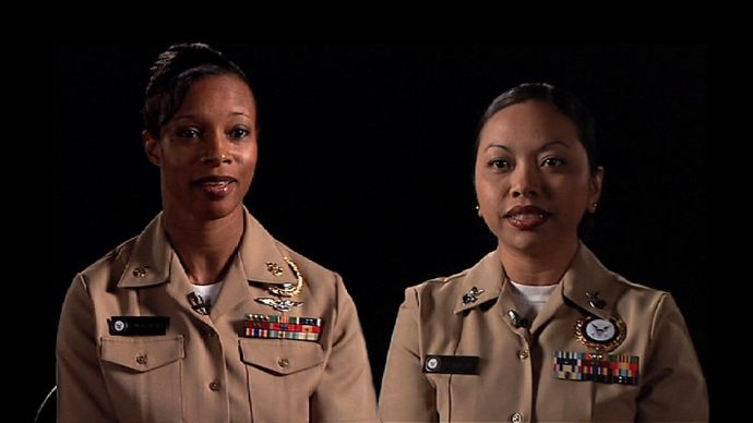 Navy Information Technology - First-Class Petty Officer Marie Antoinette Molina and Chief Petty Officer Angelena BellHolifield Video 